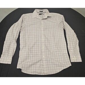 Banana Republic Men's Plaid Long Sleeve Button-Up Shirt. Size Medium‎